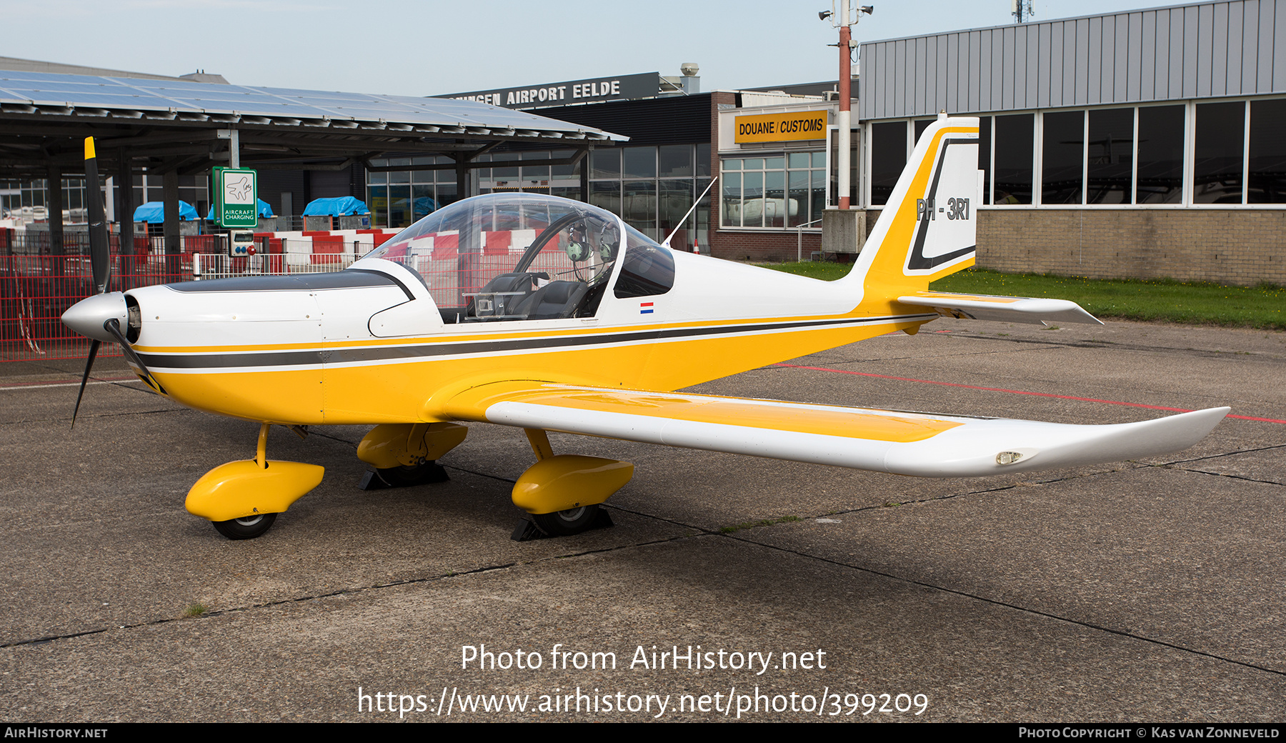 Aircraft Photo of PH-3R1 | Evektor-Aerotechnik EV-97 Eurostar | AirHistory.net #399209