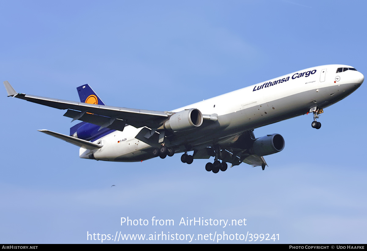 Aircraft Photo of D-ALCN | McDonnell Douglas MD-11F | Lufthansa Cargo | AirHistory.net #399241