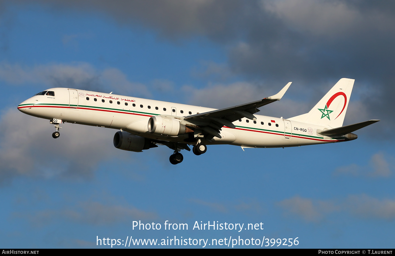 Aircraft Photo of CN-RGQ | Embraer 190AR (ERJ-190-100IGW) | Royal Air Maroc - RAM | AirHistory.net #399256