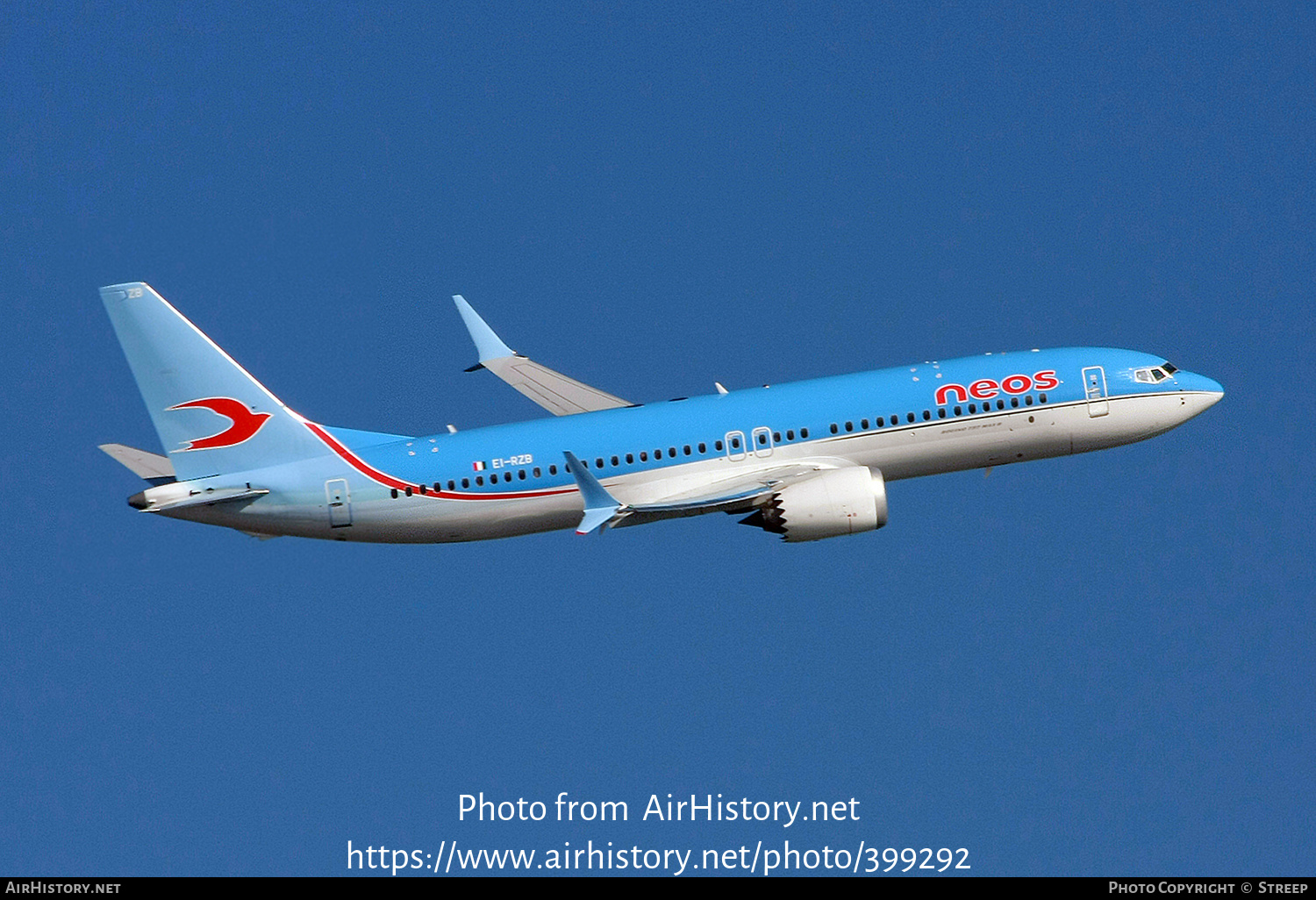 Aircraft Photo of EI-RZB | Boeing 737-8 Max 8 | Neos | AirHistory.net #399292