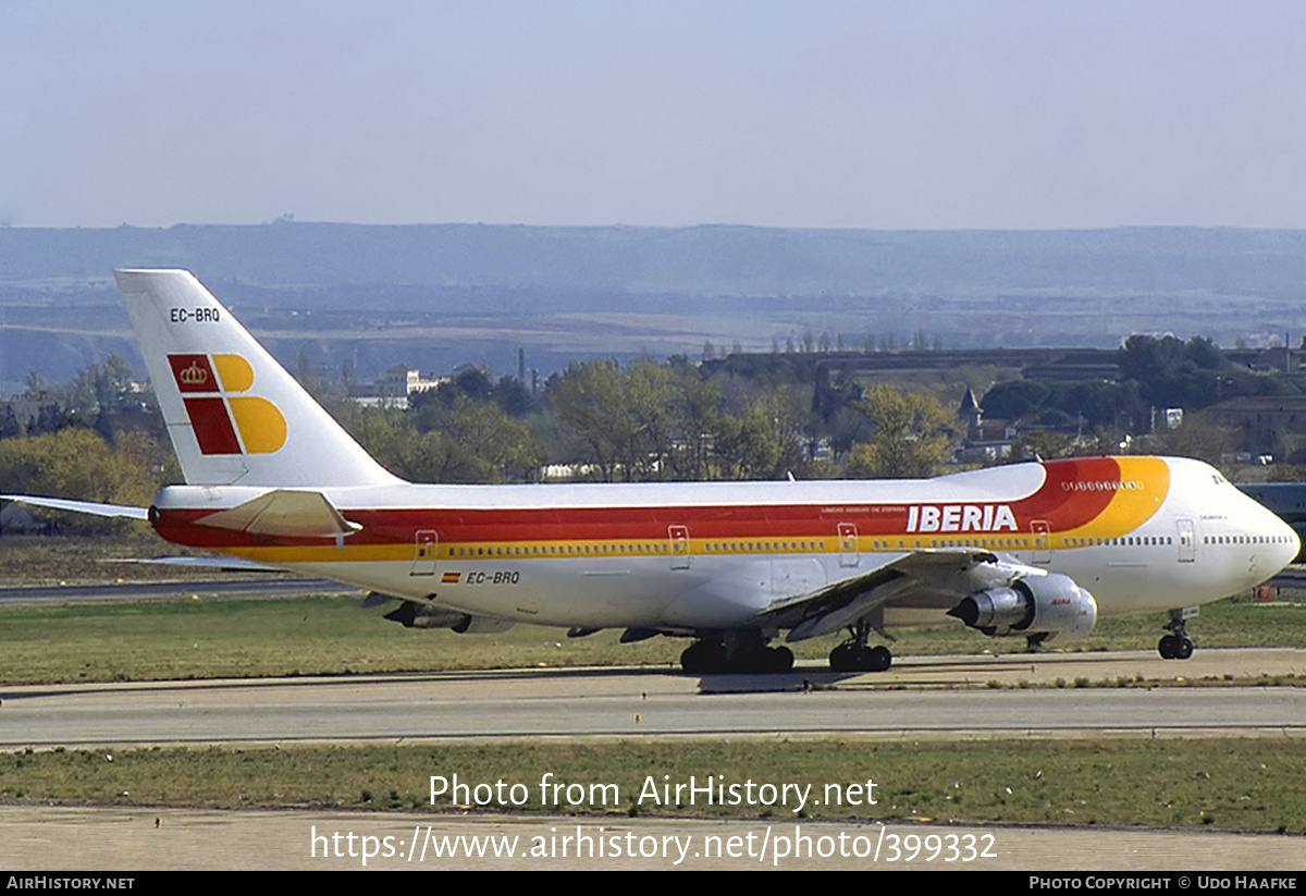 Aircraft Photo of EC-BRQ | Boeing 747-256BM | Iberia | AirHistory.net #399332