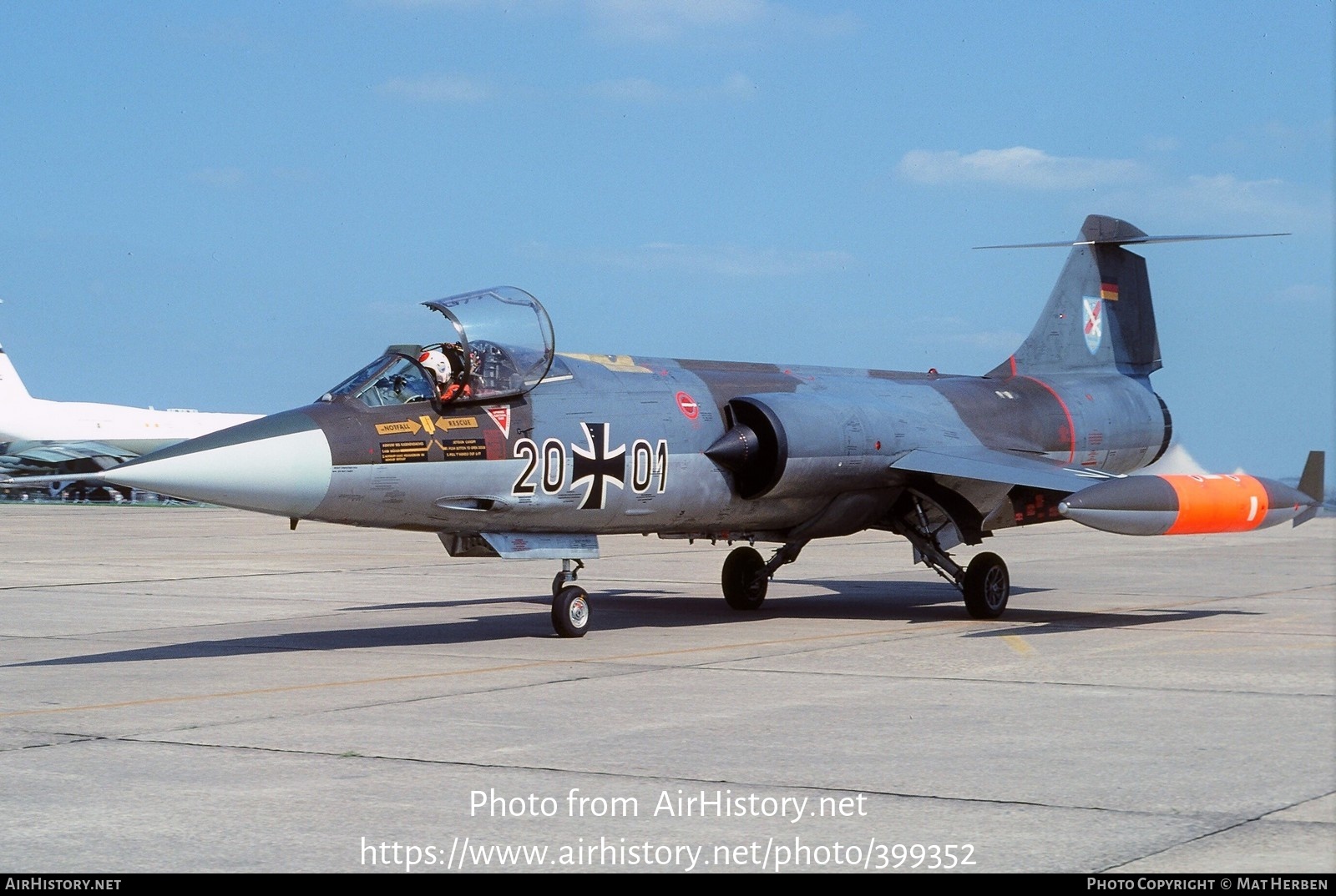 Aircraft Photo of 2001 | Lockheed F-104G Starfighter | Germany - Air Force | AirHistory.net #399352