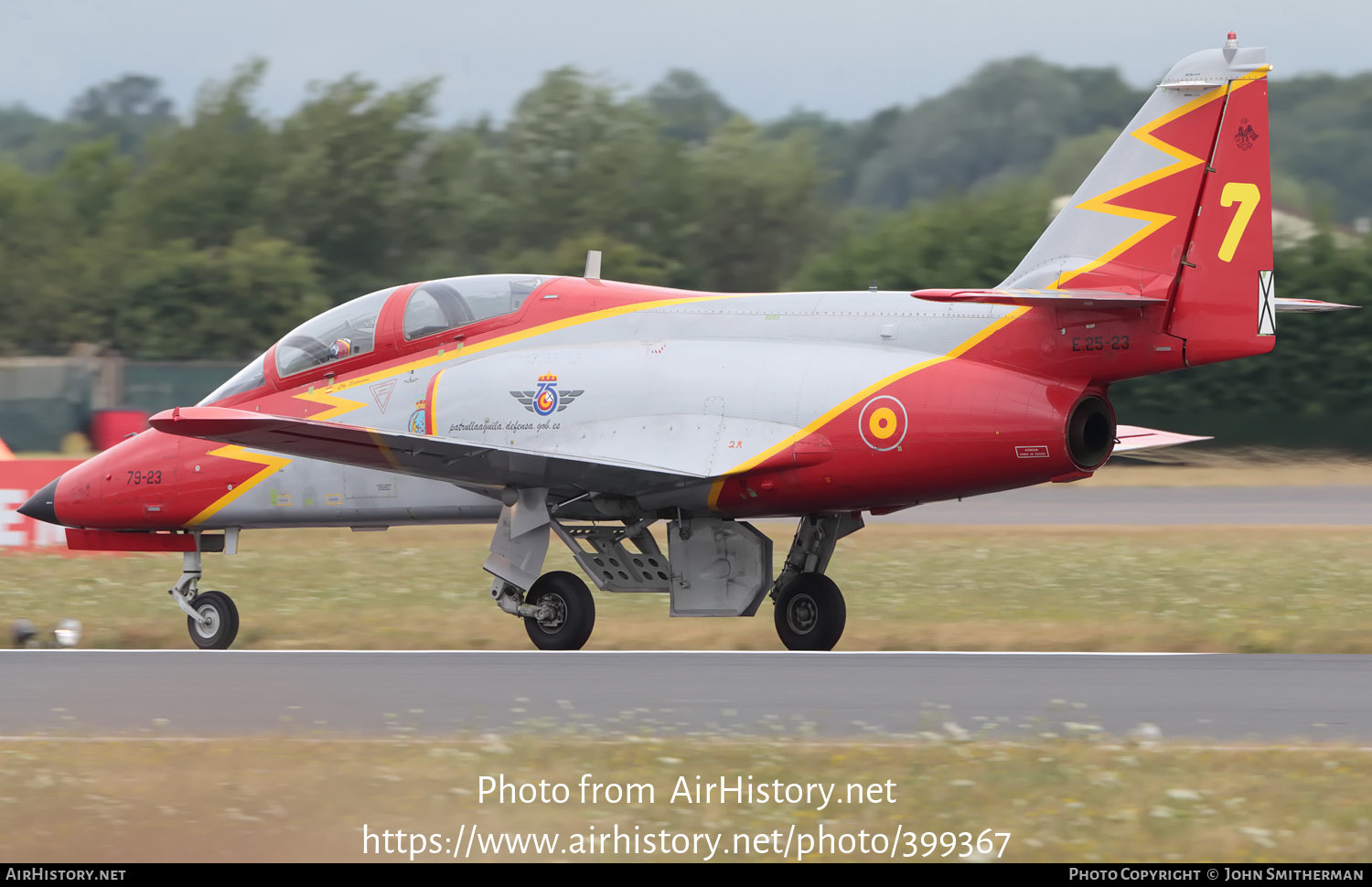 Aircraft Photo of E.25-23 | CASA C101EB Aviojet | Spain - Air Force | AirHistory.net #399367