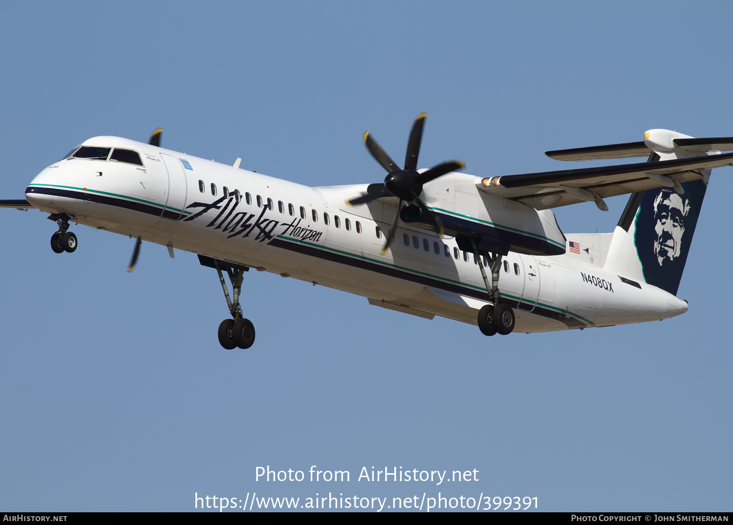 Aircraft Photo of N408QX | Bombardier DHC-8-402 Dash 8 | Alaska Airlines | AirHistory.net #399391