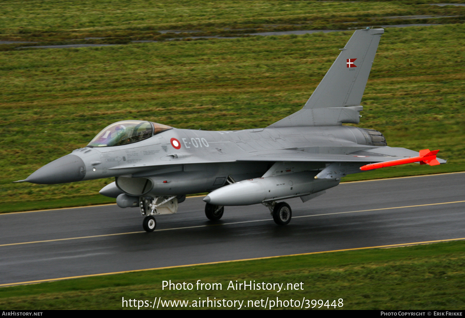 Aircraft Photo of E-070 | General Dynamics F-16AM Fighting Falcon | Denmark - Air Force | AirHistory.net #399448