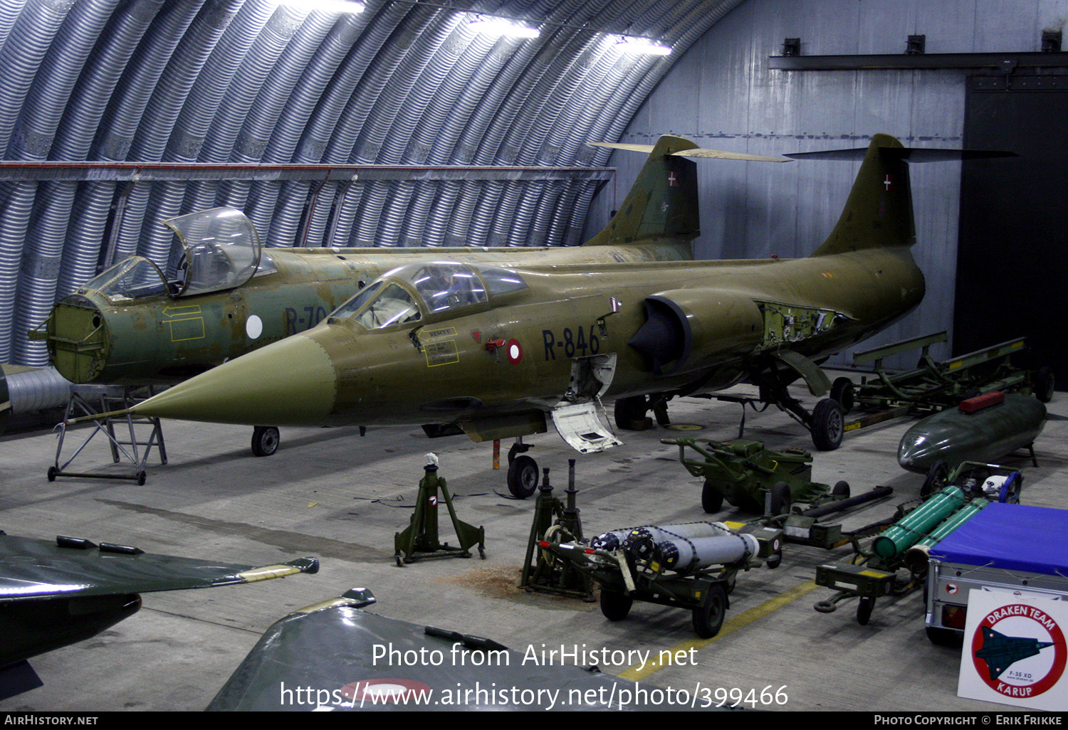 Aircraft Photo of R-846 | Canadair CF-104 Starfighter | Denmark - Air Force | AirHistory.net #399466