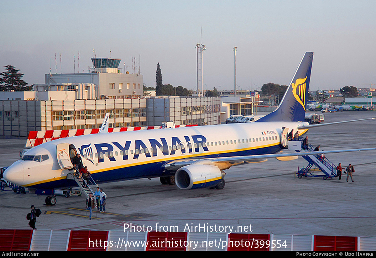 Aircraft Photo of EI-DPL | Boeing 737-8AS | Ryanair | AirHistory.net #399554