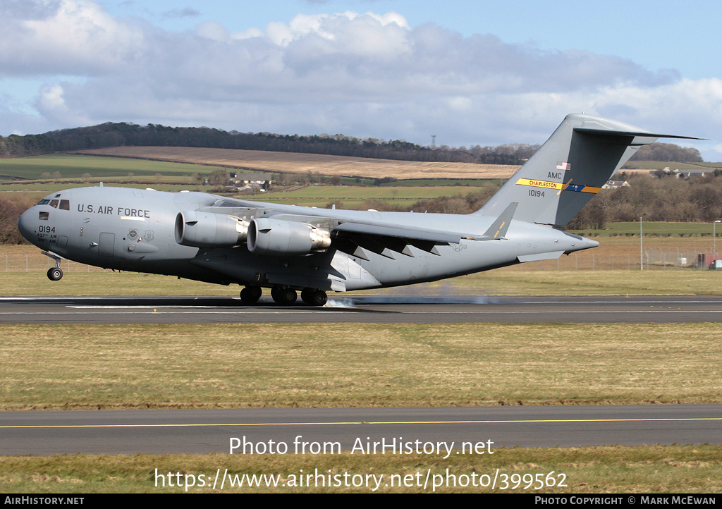 Aircraft Photo of 01-0194 | Boeing C-17A Globemaster III | USA - Air Force | AirHistory.net #399562