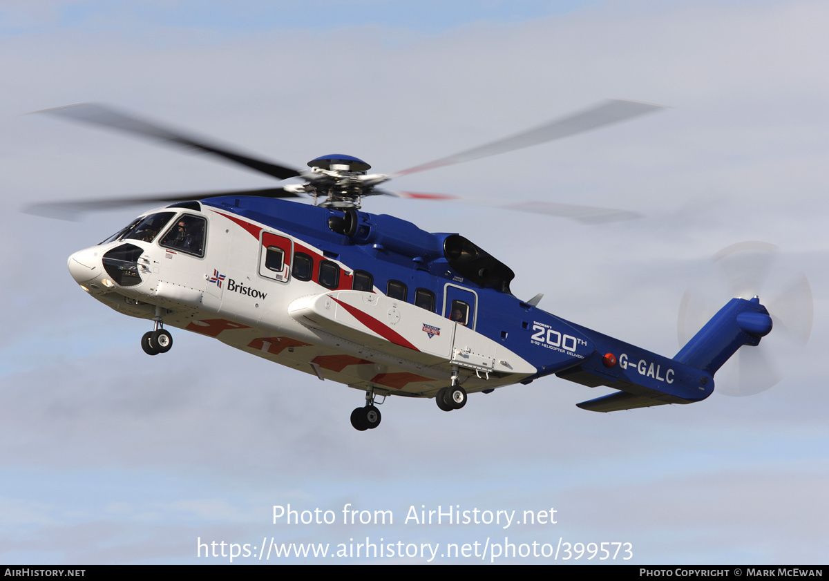 Aircraft Photo of G-GALC | Sikorsky S-92A | Bristow Helicopters ...