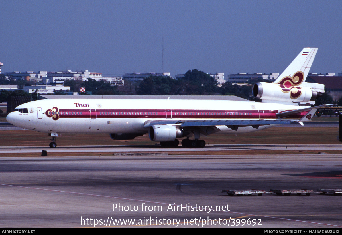 Aircraft Photo of HS-TMD | McDonnell Douglas MD-11 | Thai Airways International | AirHistory.net #399692