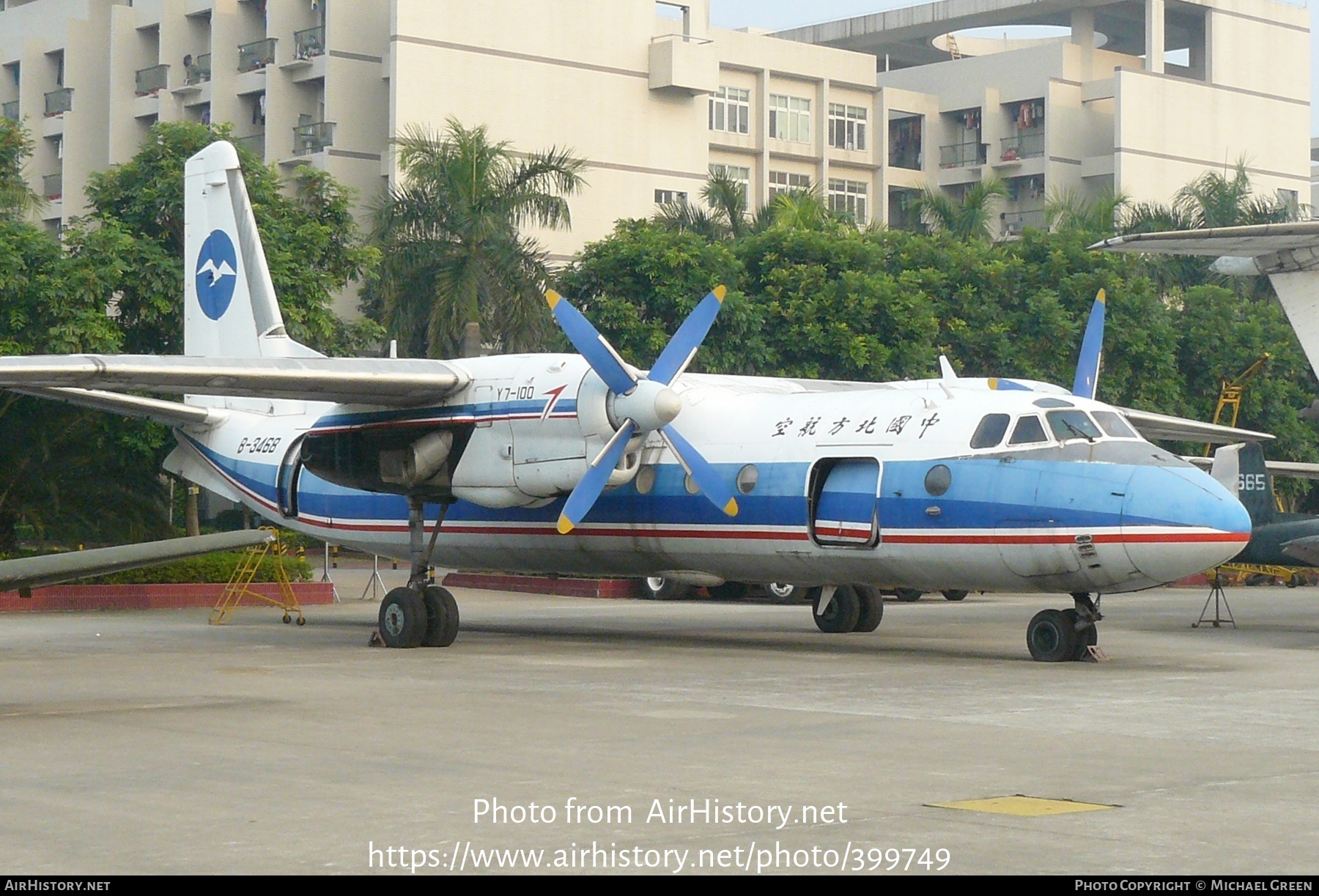 Aircraft Photo of B-3468 | Xian Y7-100 | China Northern Airlines | AirHistory.net #399749