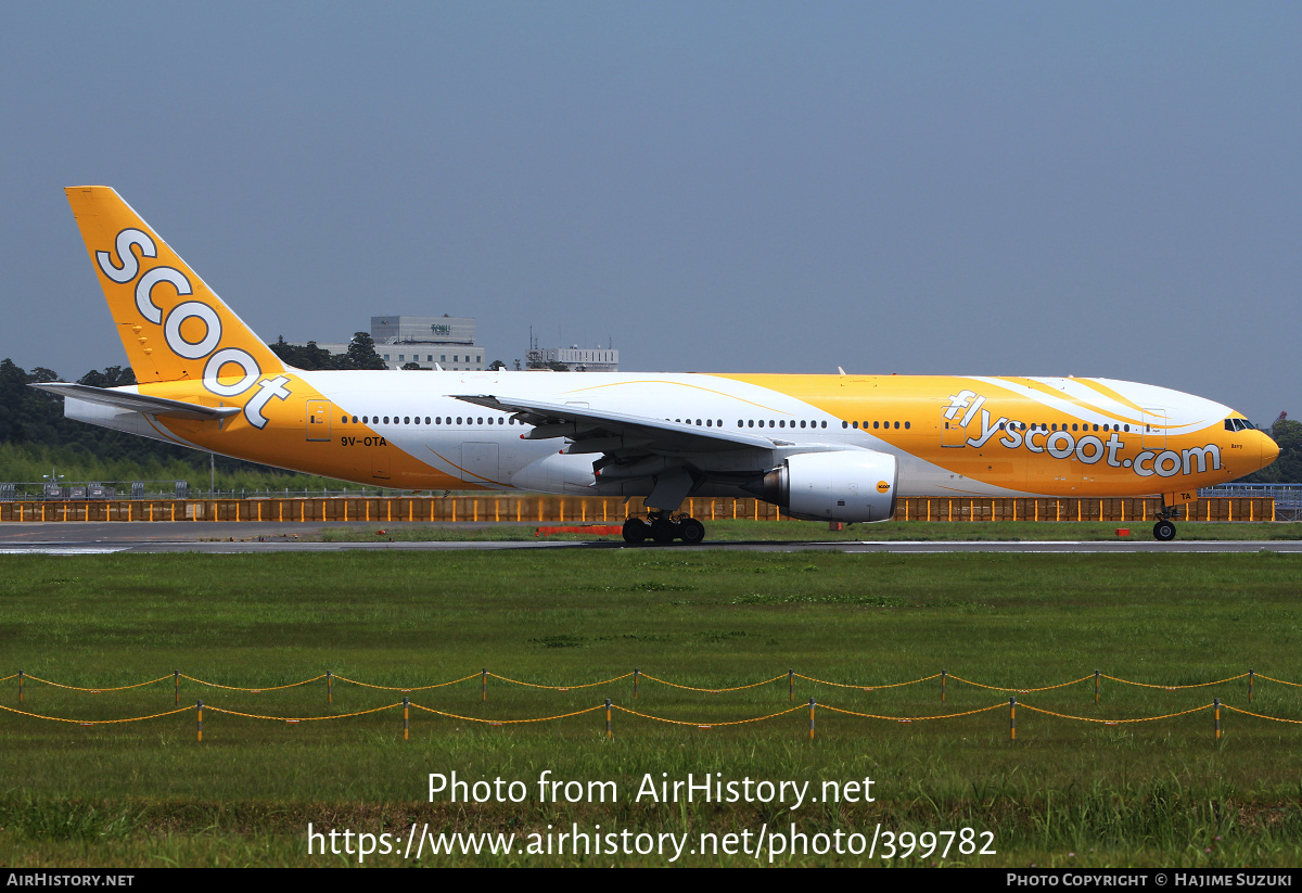 Aircraft Photo of 9V-OTA | Boeing 777-212/ER | Scoot | AirHistory.net #399782