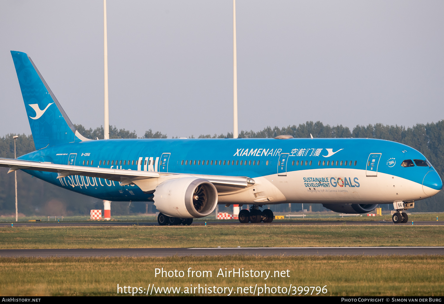 Aircraft Photo of B-1356 | Boeing 787-9 Dreamliner | Xiamen Airlines | AirHistory.net #399796