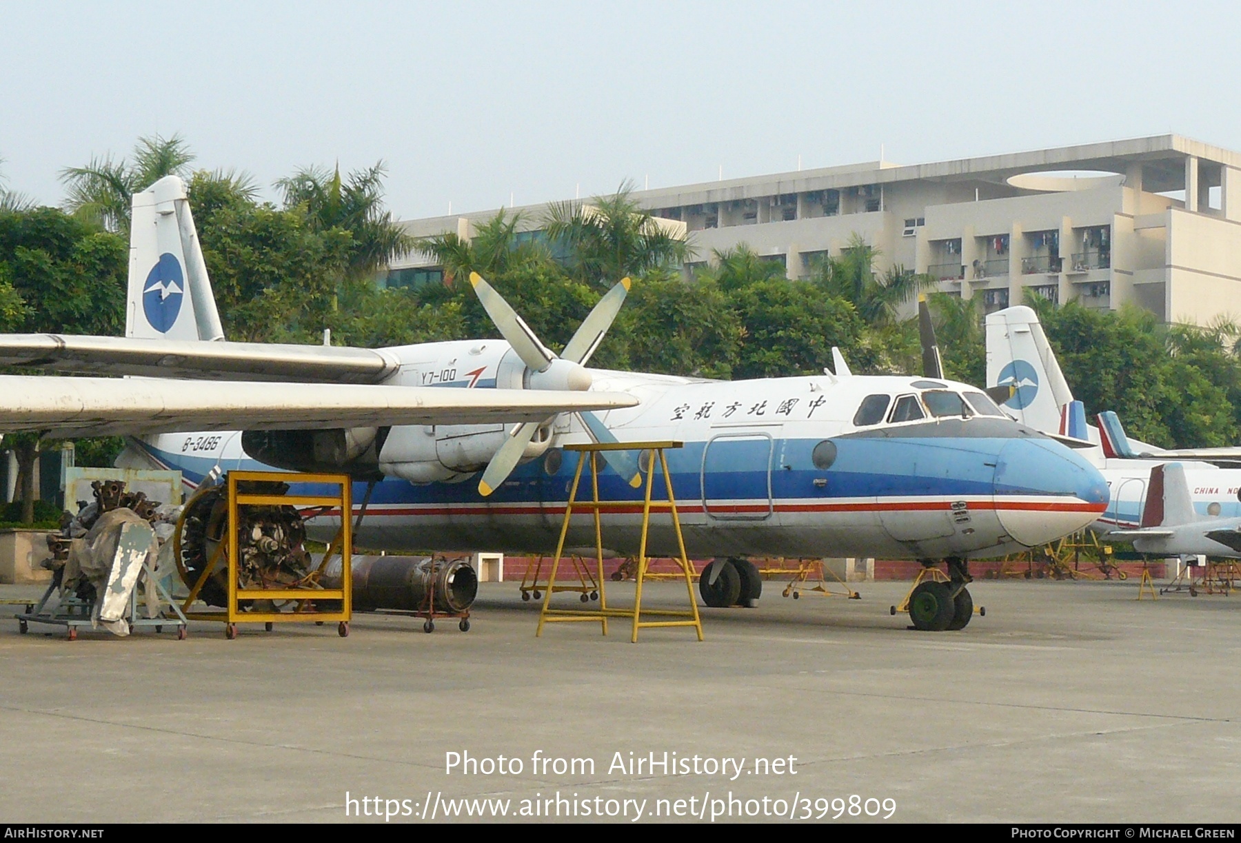 Aircraft Photo of B-3486 | Xian Y7-100 | China Northern Airlines | AirHistory.net #399809