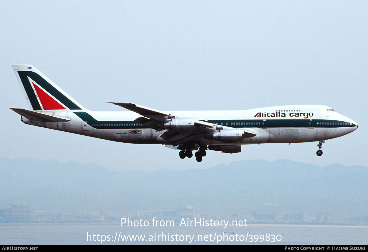 Aircraft Photo of I-DEMC | Boeing 747-243B(SF) | Alitalia Cargo | AirHistory.net #399830