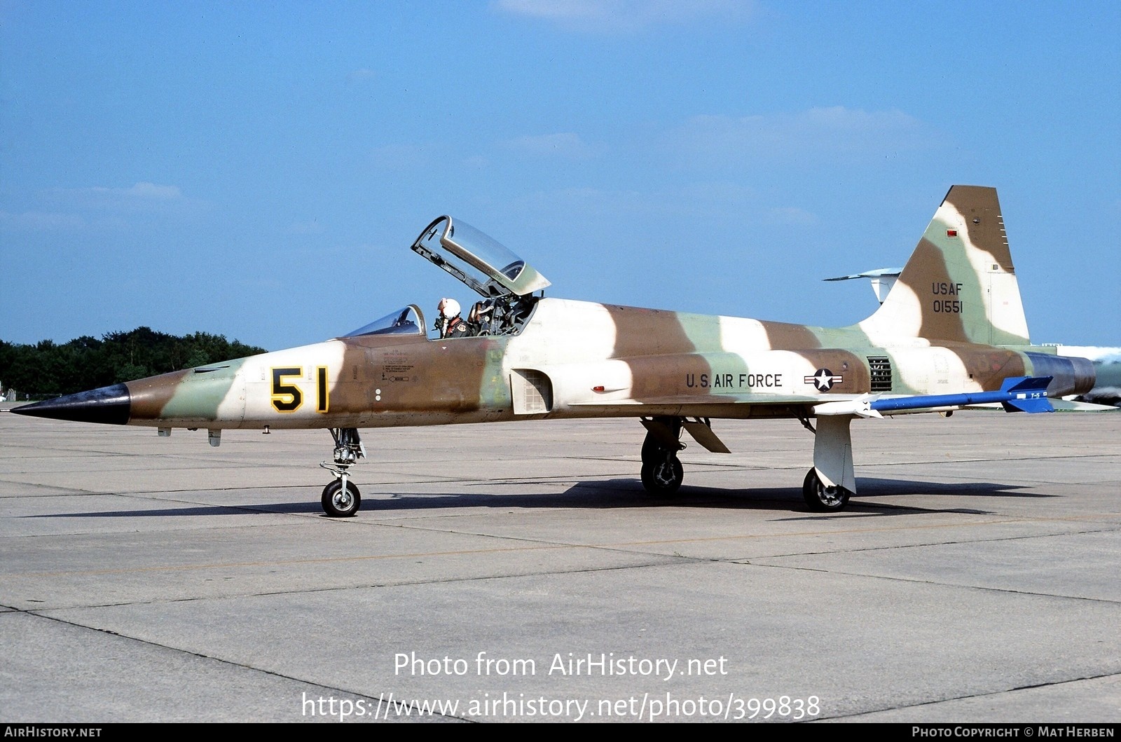 Aircraft Photo of 74-1551 / 01551 | Northrop F-5E Tiger II | USA - Air Force | AirHistory.net #399838