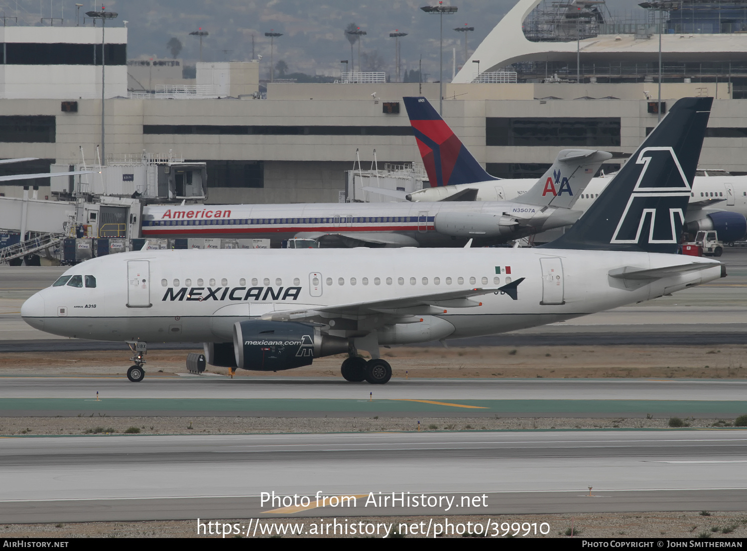 Aircraft Photo of XA-UBX | Airbus A318-111 | Mexicana | AirHistory.net #399910