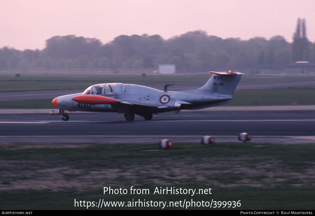 Aircraft Photo of 65 | Morane-Saulnier MS-760 Paris IR | France - Air Force | AirHistory.net #399936