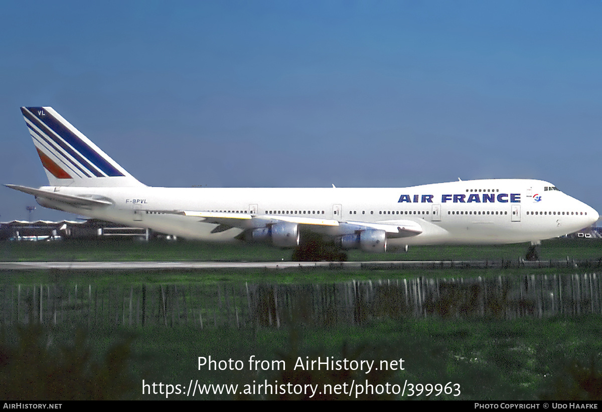 Aircraft Photo of F-BPVL | Boeing 747-128 | Air France | AirHistory.net #399963