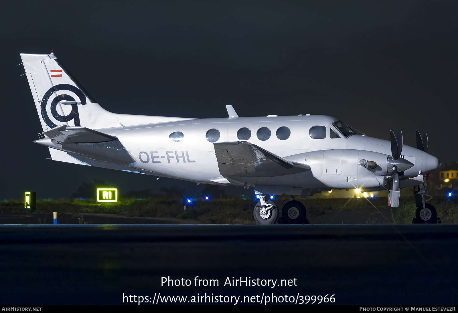 Aircraft Photo of OE-FHL | Beech C90A King Air | AirHistory.net #399966