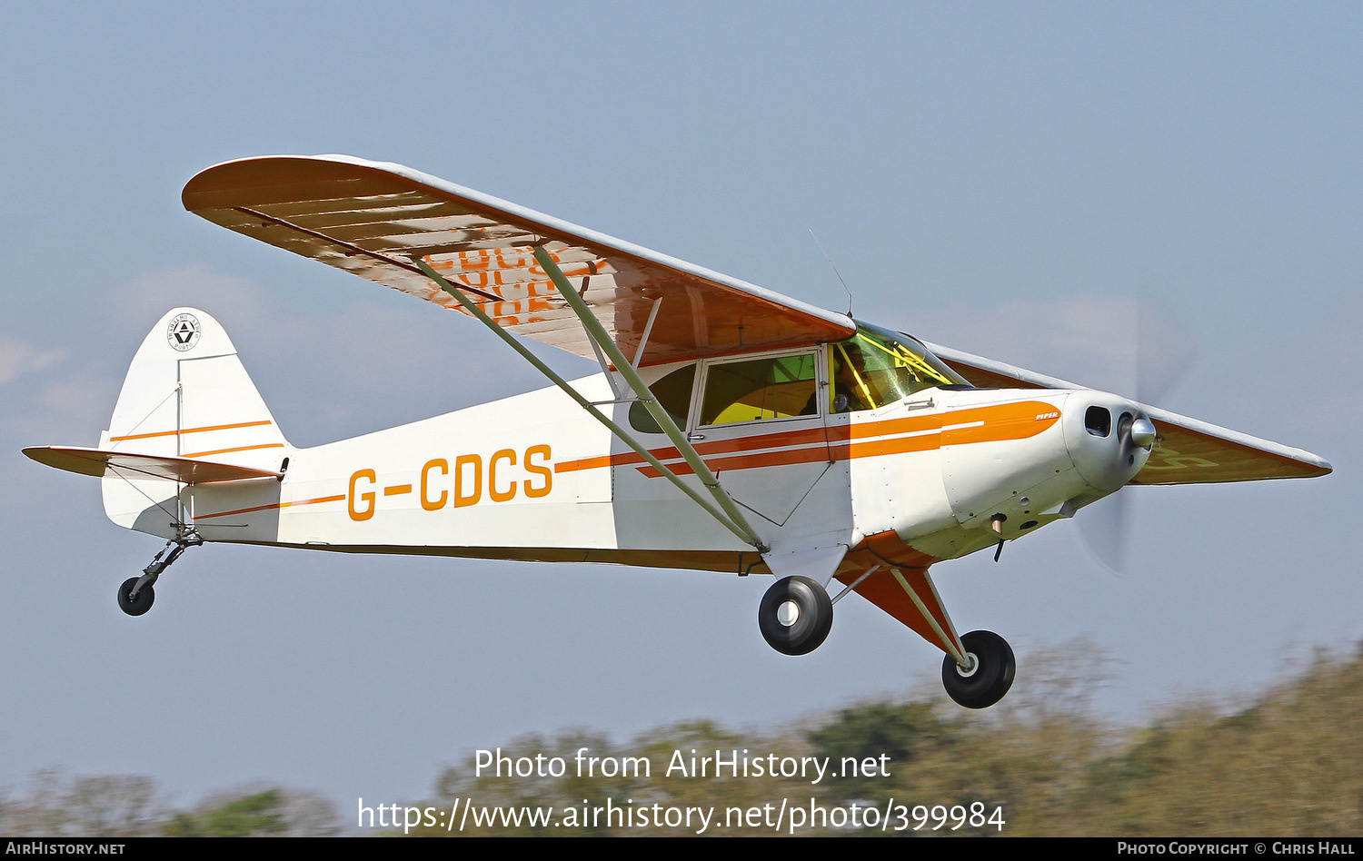 Aircraft Photo of G-CDCS | Piper PA-12 Super Cruiser | AirHistory.net #399984