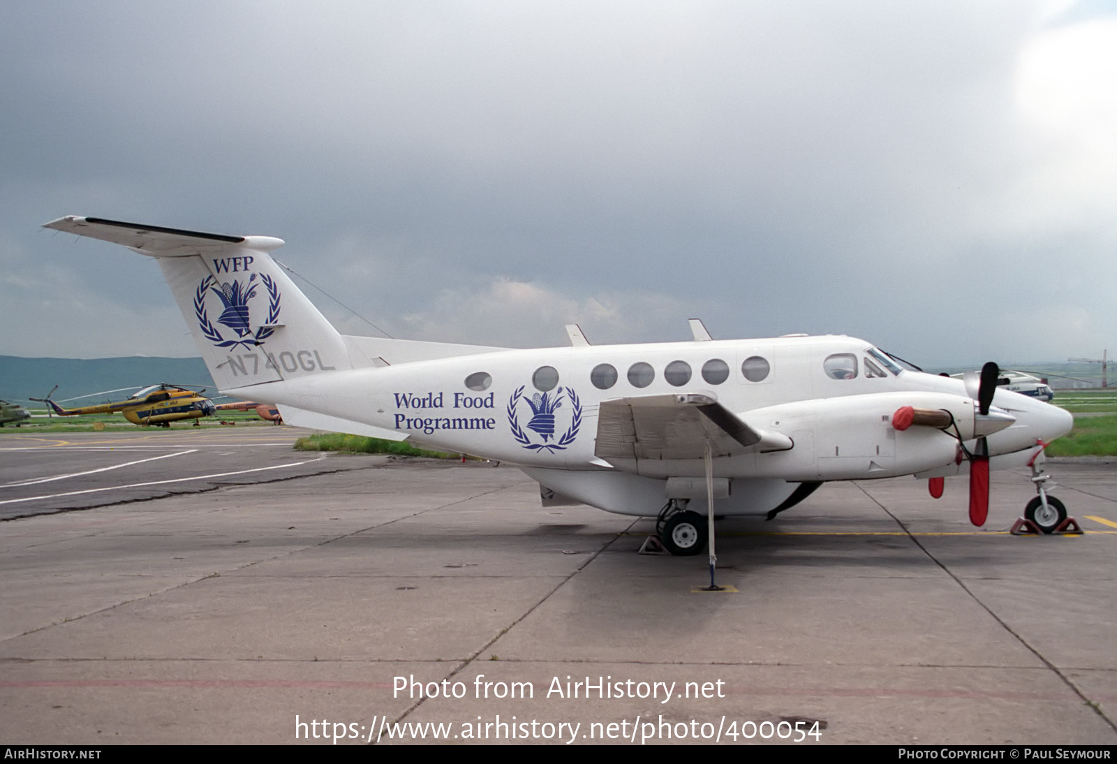 Aircraft Photo of N740GL | Beech 200 Super King Air | United Nations World Food Programme - WFP | AirHistory.net #400054