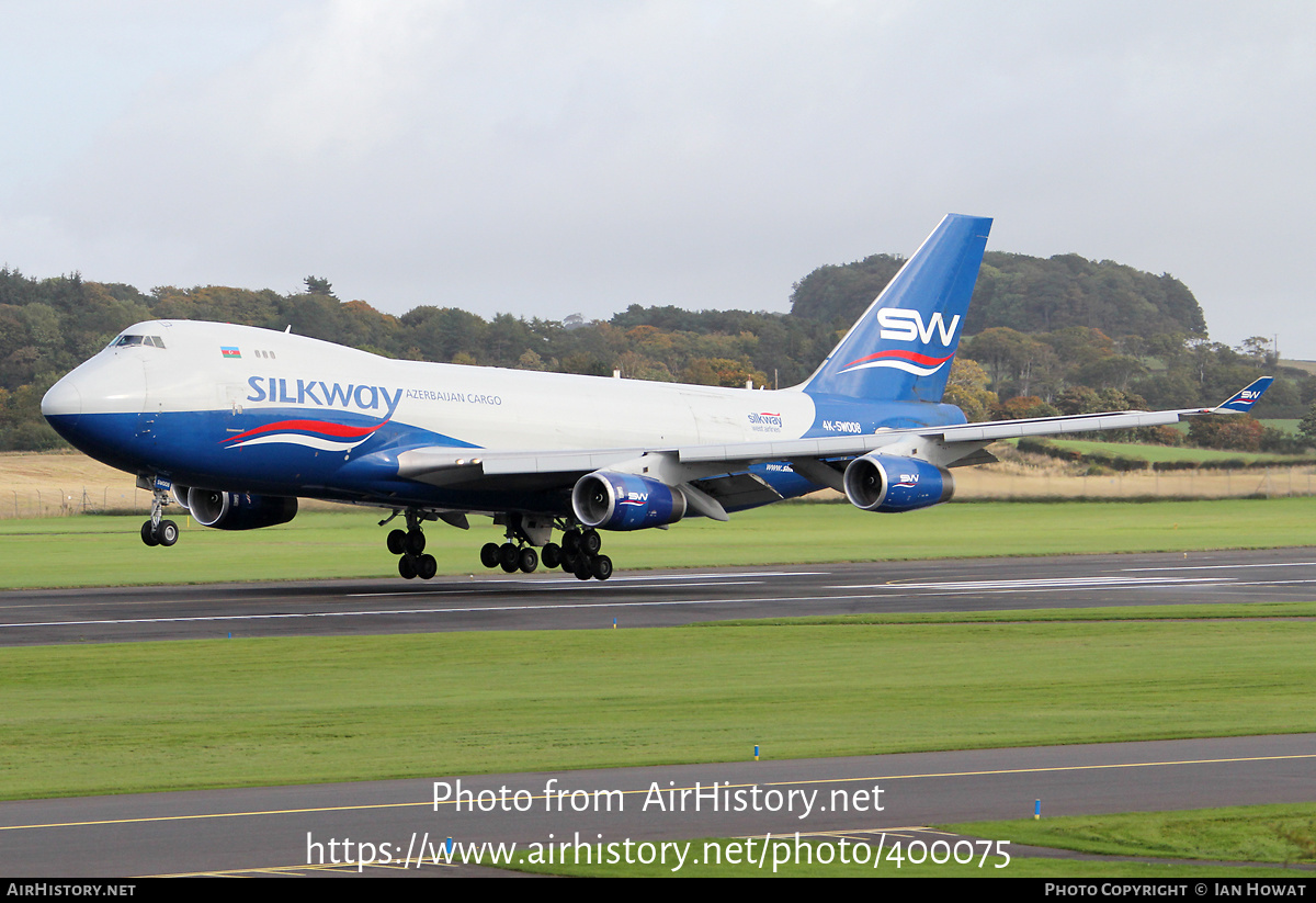 Aircraft Photo of 4K-SW008 | Boeing 747-4R7F/SCD | SilkWay Azerbaijan Cargo | AirHistory.net #400075