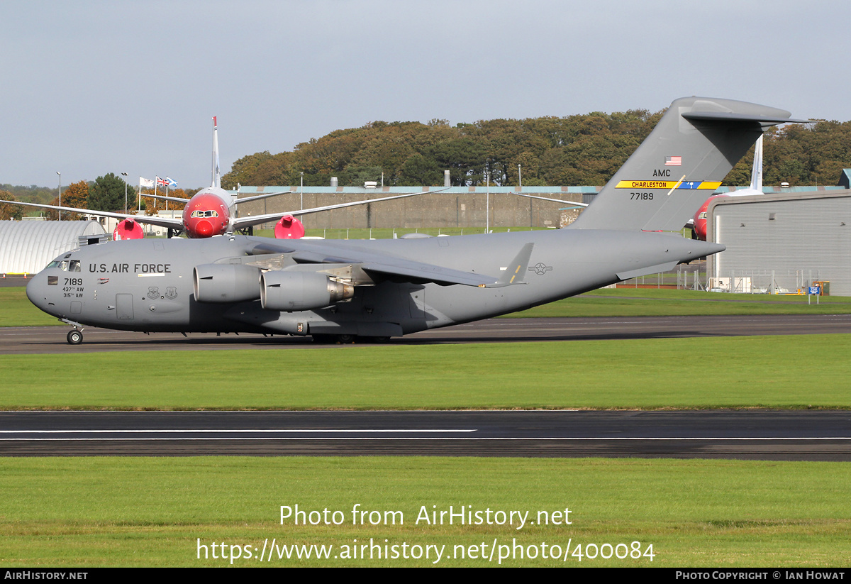 Aircraft Photo of 07-7189 / 77189 | Boeing C-17A Globemaster III | USA - Air Force | AirHistory.net #400084