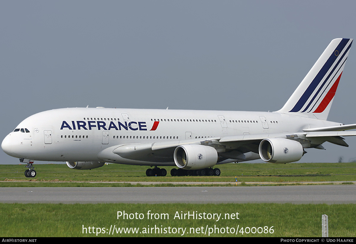 Aircraft Photo of F-HPJC | Airbus A380-861 | Air France | AirHistory.net #400086