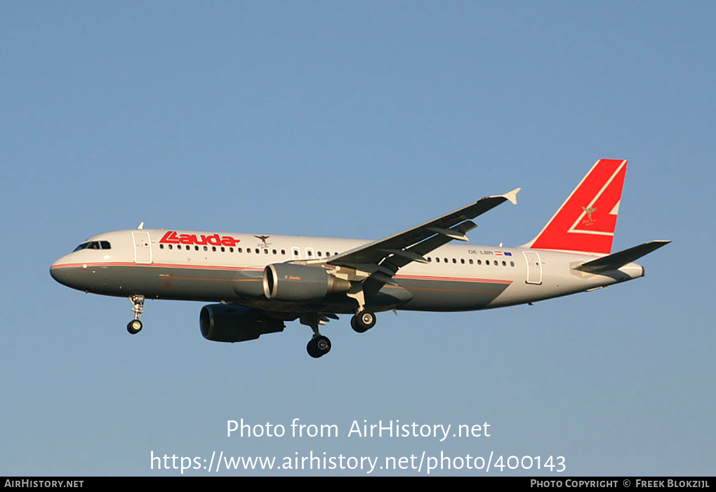 Aircraft Photo of OE-LBR | Airbus A320-214 | Lauda Air | AirHistory.net #400143