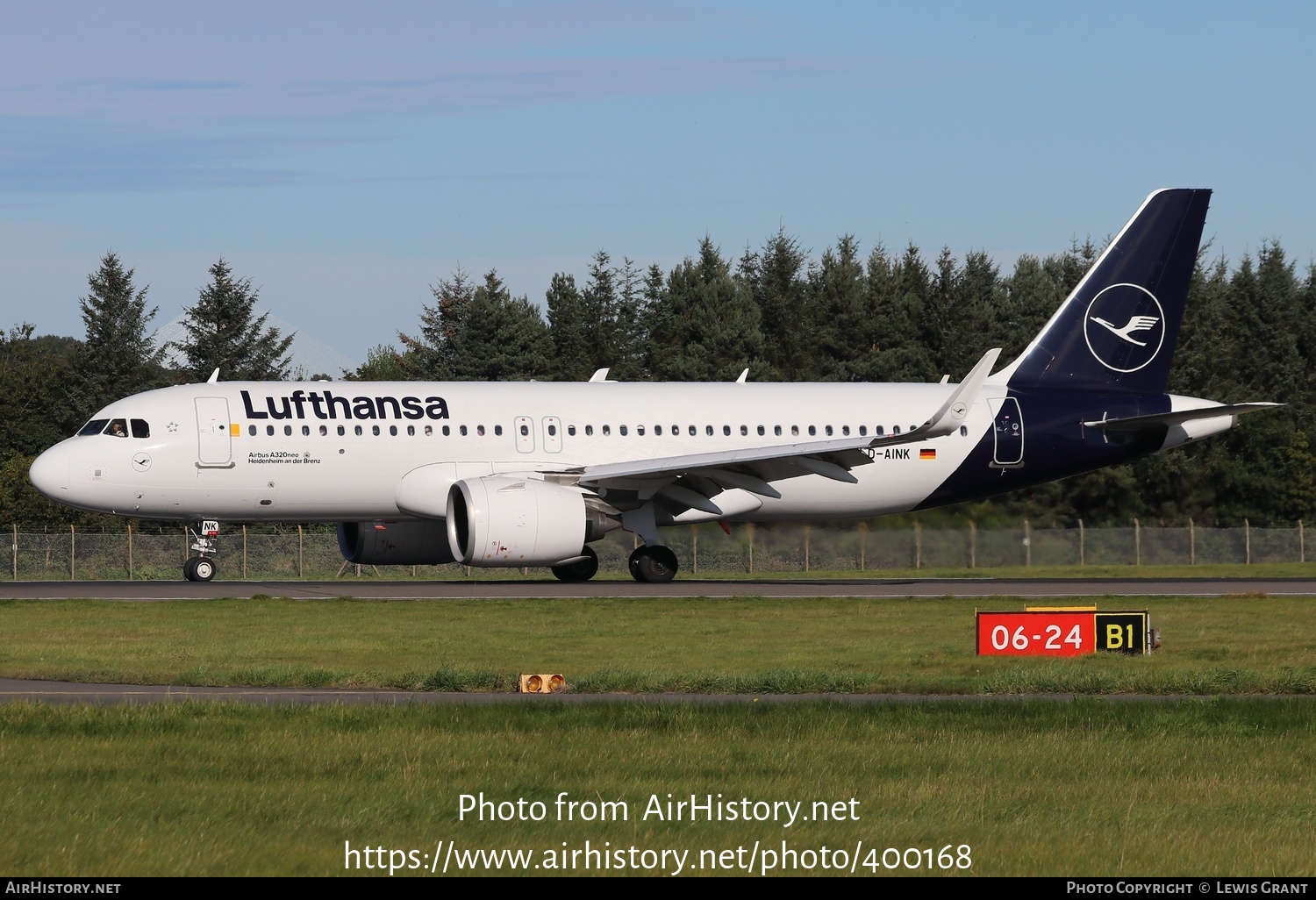 Aircraft Photo of D-AINK | Airbus A320-271N | Lufthansa | AirHistory.net #400168