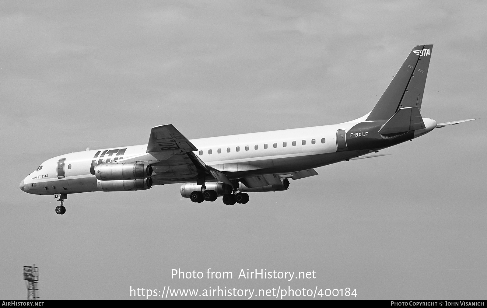 Aircraft Photo of F-BOLF | McDonnell Douglas DC-8-62 | UTA - Union de Transports Aériens | AirHistory.net #400184