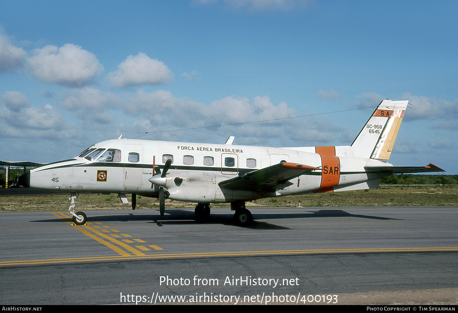 Aircraft Photo of 6545 | Embraer SC-95B Bandeirante | Brazil - Air Force | AirHistory.net #400193