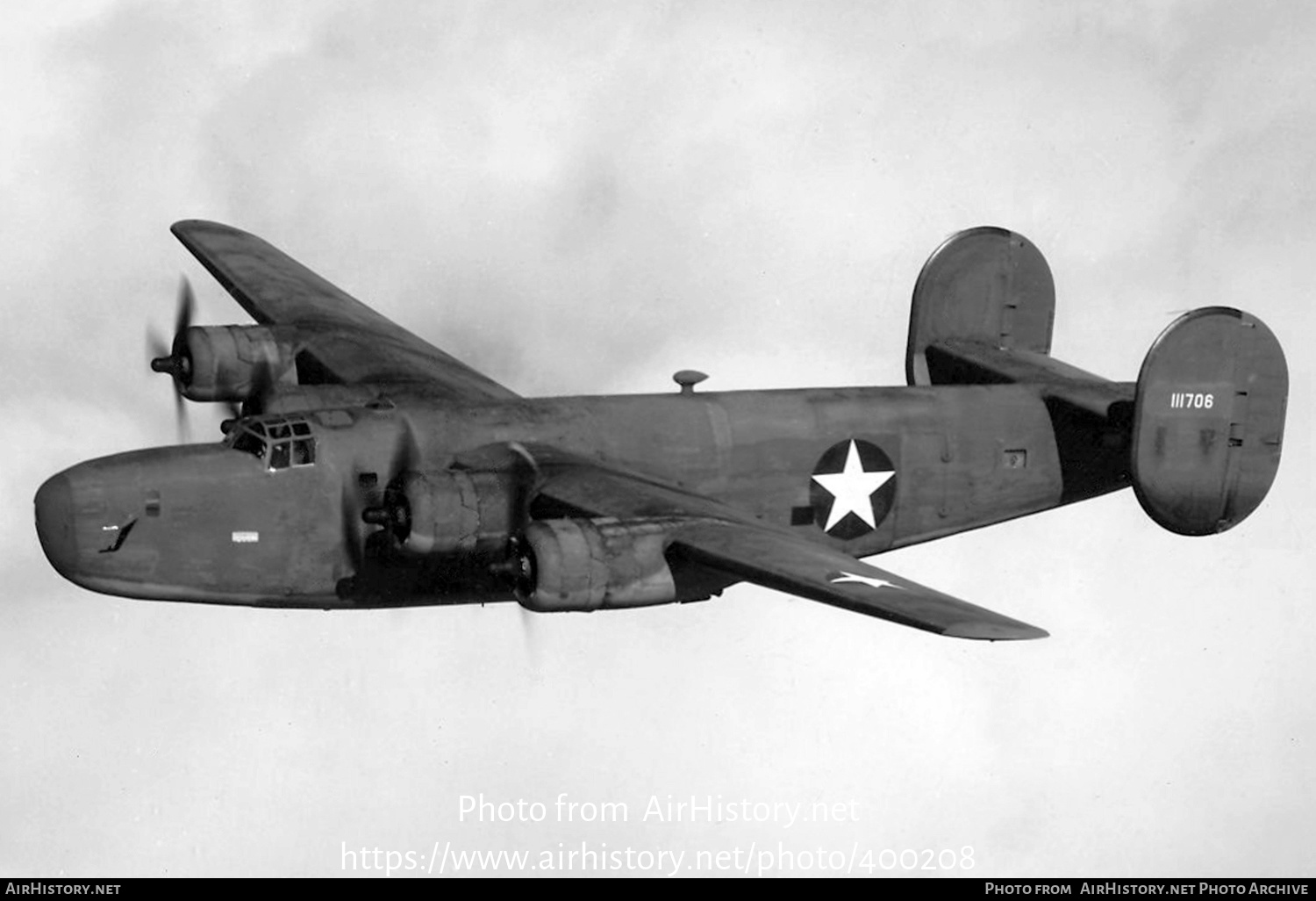 Aircraft Photo of 41-11706 / 111706 | Consolidated C-87 Liberator Express | USA - Air Force | AirHistory.net #400208