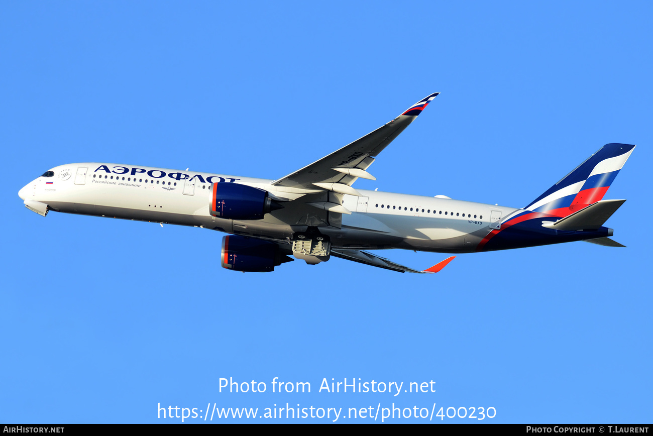 Aircraft Photo of VP-BXD | Airbus A350-941 | Aeroflot - Russian Airlines | AirHistory.net #400230