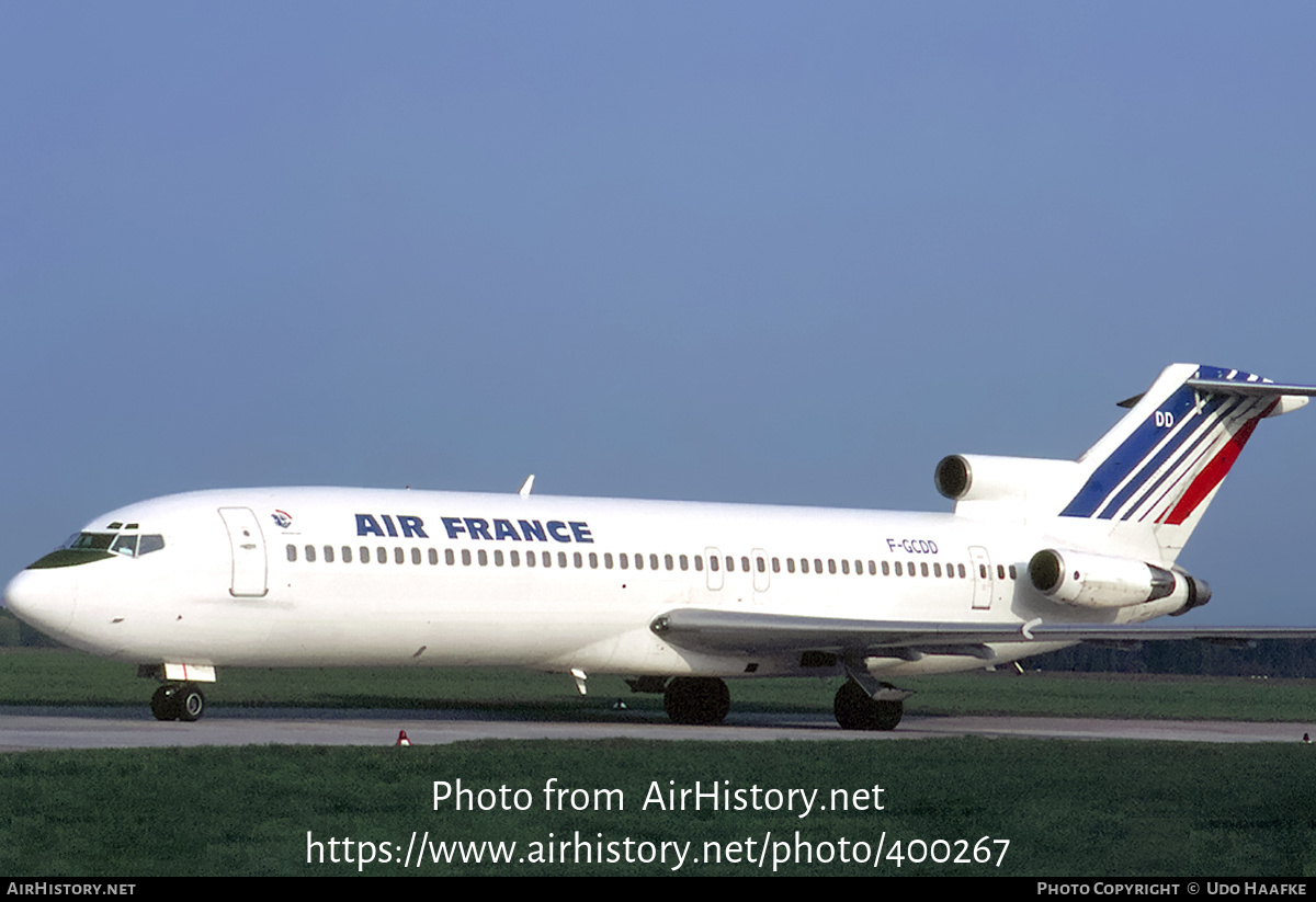 Aircraft Photo of F-GCDD | Boeing 727-228/Adv | Air France | AirHistory.net #400267