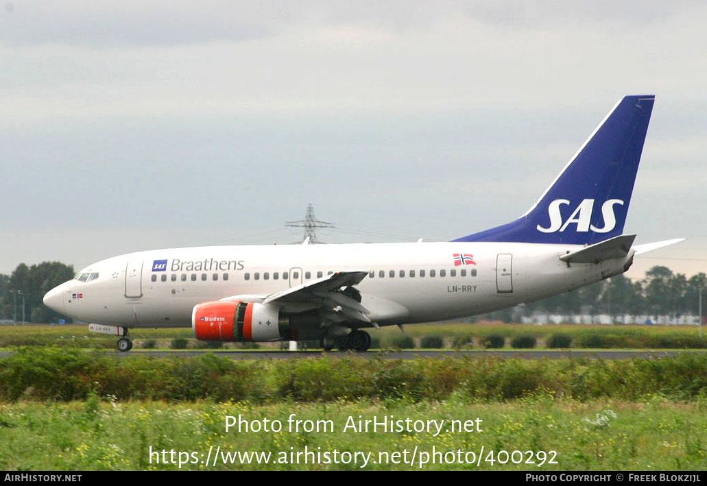 Aircraft Photo of LN-RRY | Boeing 737-683 | SAS Braathens | AirHistory.net #400292