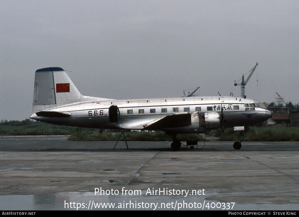 Aircraft Photo of 666 | Ilyushin Il-14P | CAAC - Civil Aviation Administration of China | AirHistory.net #400337