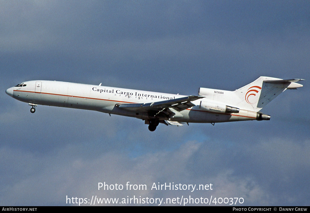 Aircraft Photo of N755DH | Boeing 727-225(F) | Capital Cargo International Airlines | AirHistory.net #400370