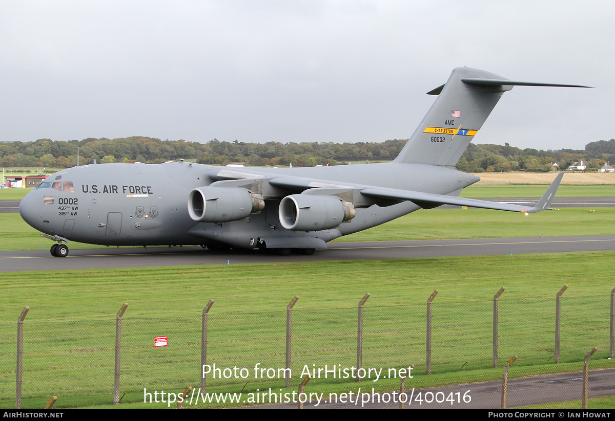 Aircraft Photo of 96-0002 / 60002 | McDonnell Douglas C-17A Globemaster III | USA - Air Force | AirHistory.net #400416