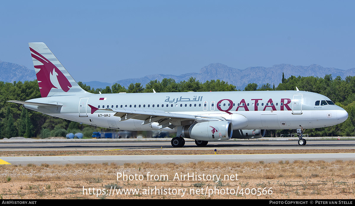 Aircraft Photo of A7-AHJ | Airbus A320-232 | Qatar Airways | AirHistory.net #400566