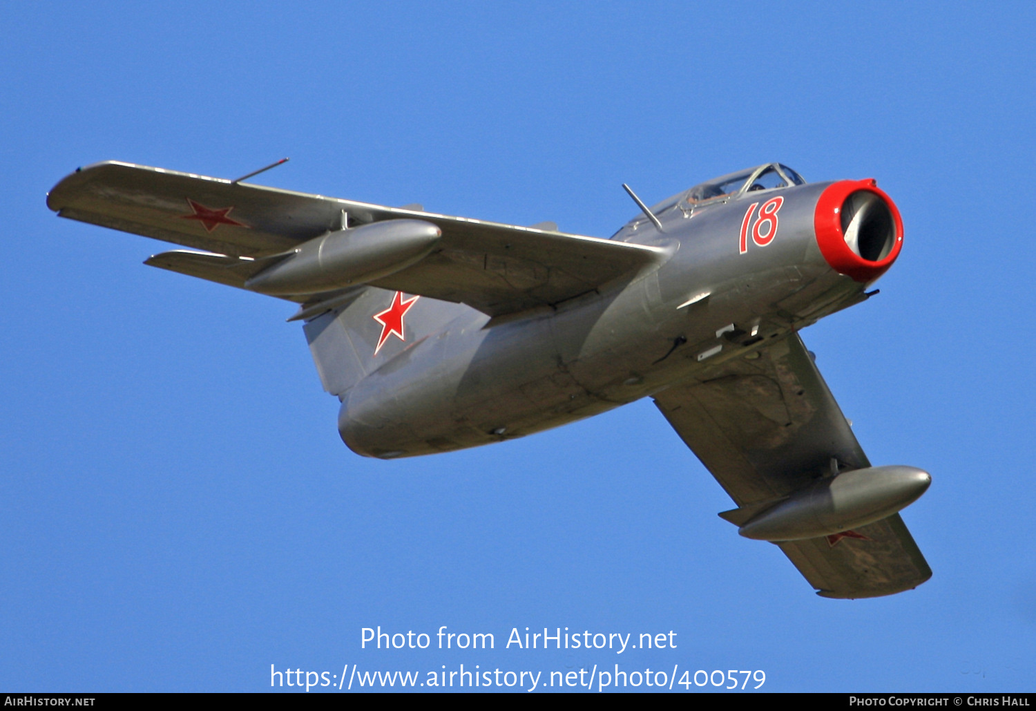 Aircraft Photo of N104CJ / 18 red | PZL-Mielec Lim-2 (MiG-15) | Soviet Union - Air Force | AirHistory.net #400579