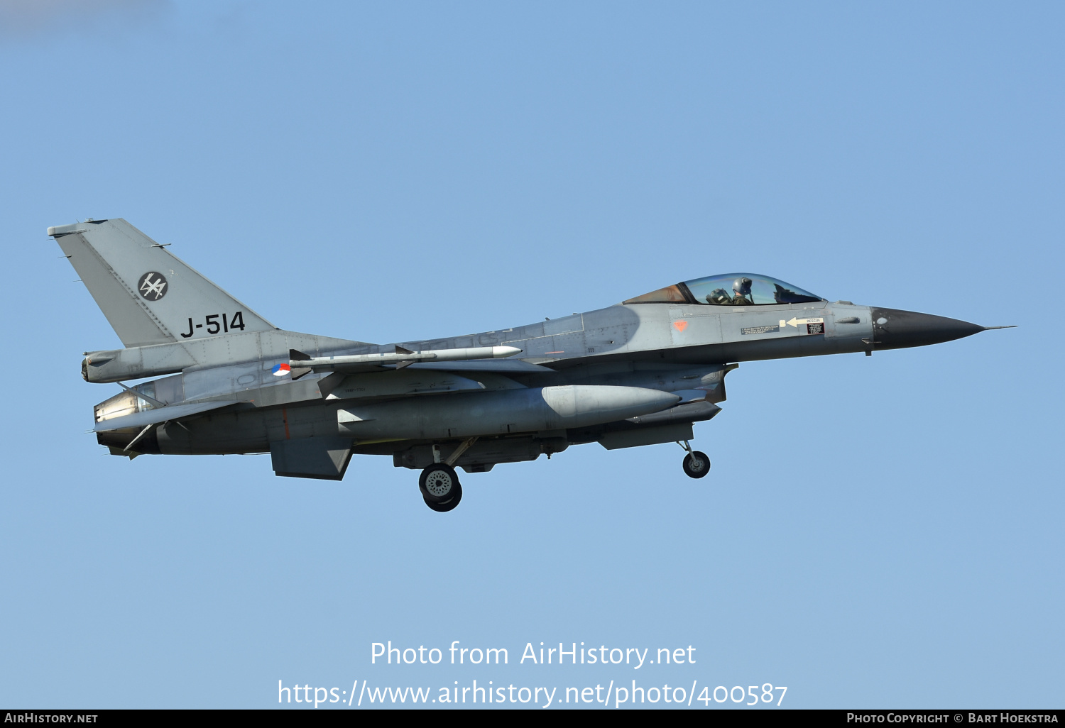 Aircraft Photo of J-514 | General Dynamics F-16AM Fighting Falcon | Netherlands - Air Force | AirHistory.net #400587