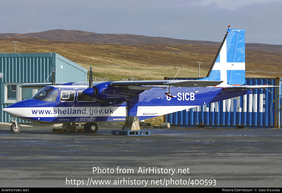 Aircraft Photo of G-SICB | Britten-Norman BN-2B-20 Islander | Shetland Islands Council | AirHistory.net #400593