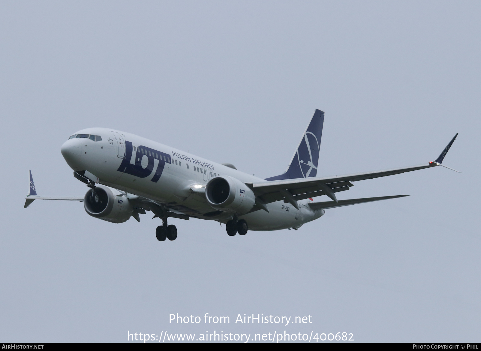 Aircraft Photo of SP-LVF | Boeing 737-8 Max 8 | LOT Polish Airlines - Polskie Linie Lotnicze | AirHistory.net #400682