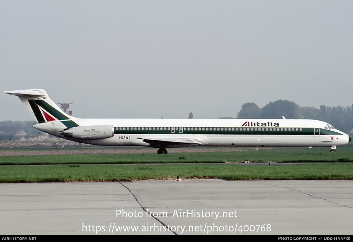 Aircraft Photo of I-DAWC | McDonnell Douglas MD-82 (DC-9-82) | Alitalia | AirHistory.net #400768