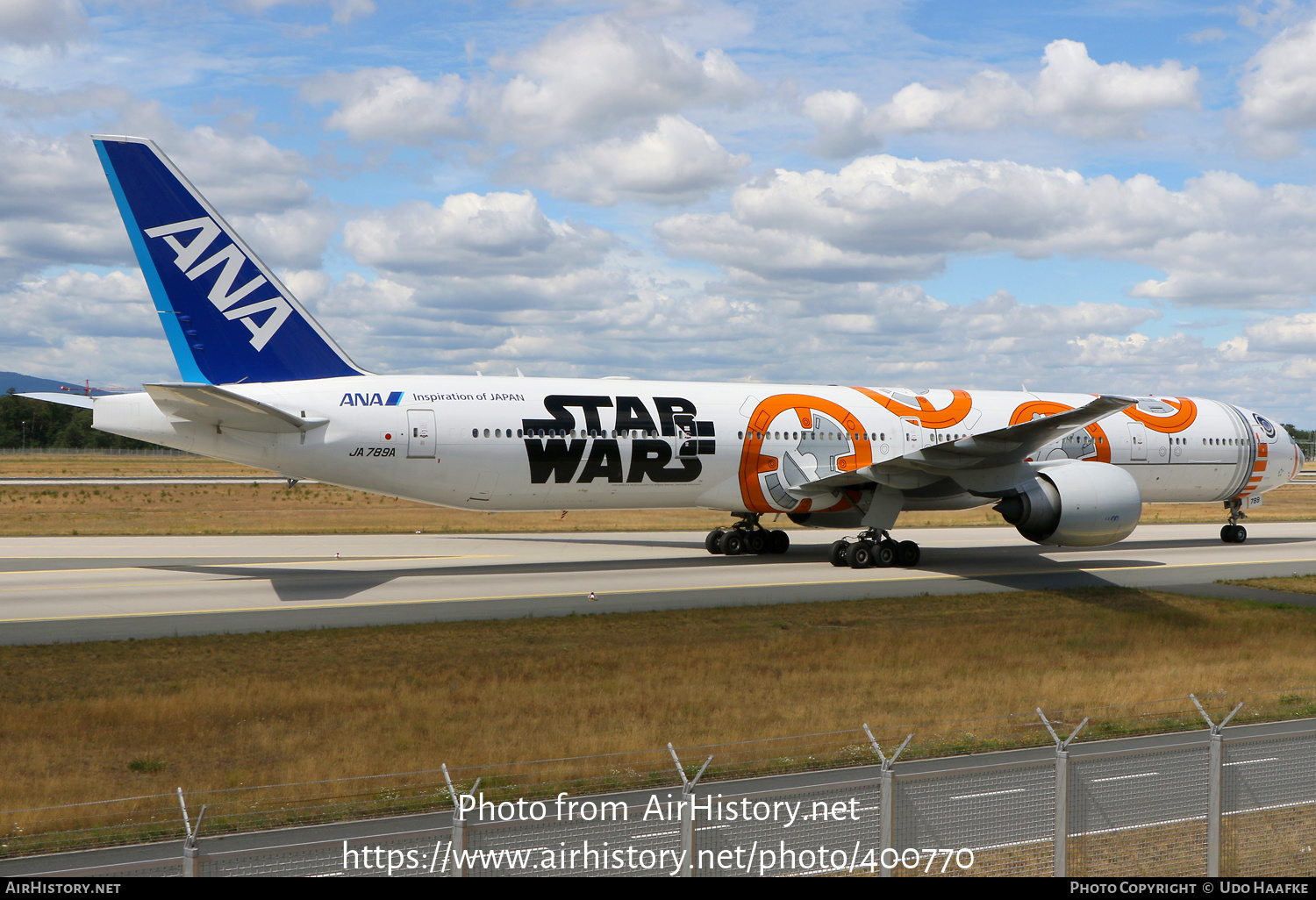 Aircraft Photo of JA789A | Boeing 777-381/ER | All Nippon Airways - ANA | AirHistory.net #400770