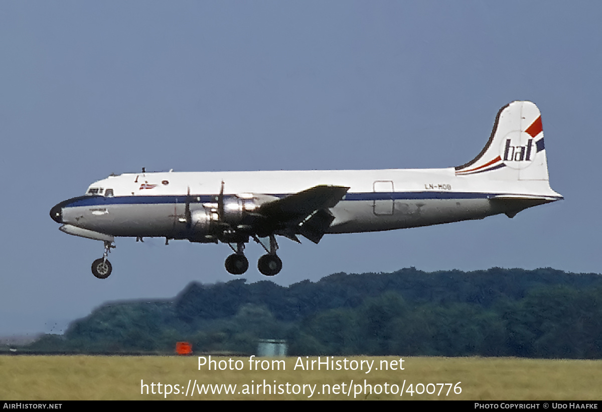 Aircraft Photo of LN-MOB | Douglas C-54E Skymaster | Bergen Air Transport - BAT | AirHistory.net #400776