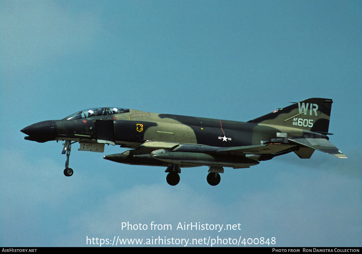 Aircraft Photo of 66-7605 / AF66-605 | McDonnell Douglas F-4D Phantom II | USA - Air Force | AirHistory.net #400848