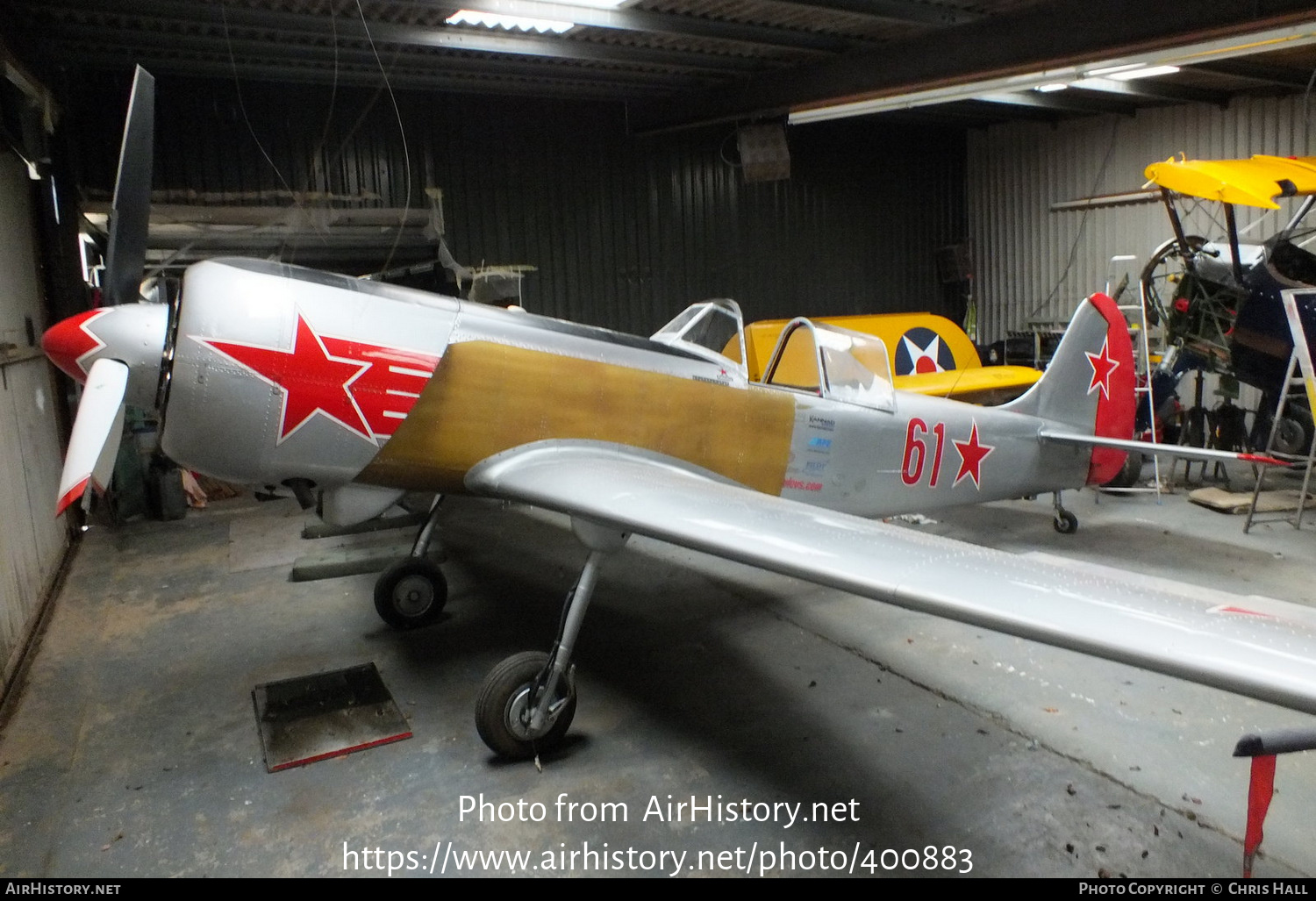 Aircraft Photo of G-YAKM | Yakovlev Yak-50 | Soviet Union - Air Force | AirHistory.net #400883